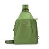 Schoolbag dual-purpose fashion backpack large capacity multi-function small travel chest backpack simple fashion women's messenger bag