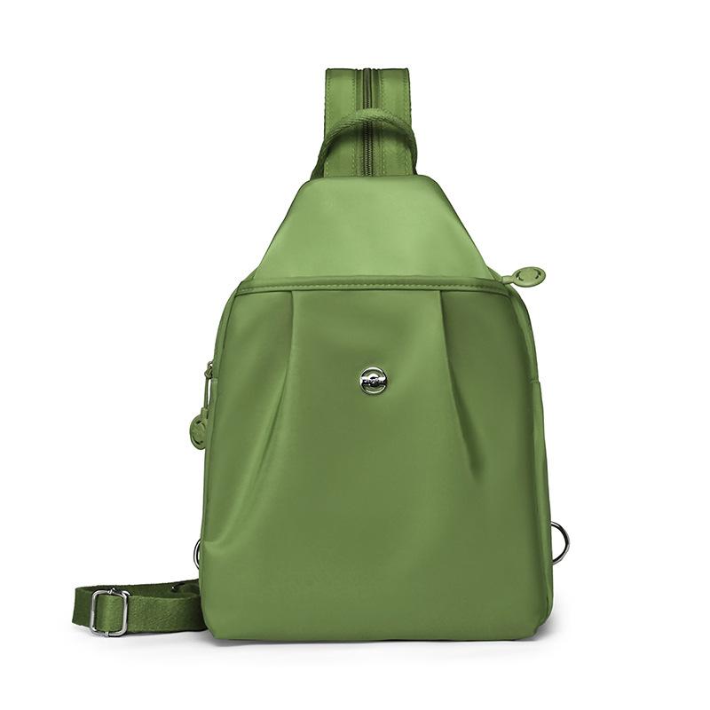 Schoolbag dual-purpose fashion backpack large capacity multi-function small travel chest backpack simple fashion women's messenger bag