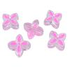 Cross Hole 5pcs Acrylic Fashion for Bracelet Butterfly/Four-leaf Clover Beads DIY Handmade Materials Painting Oil Necklace Making