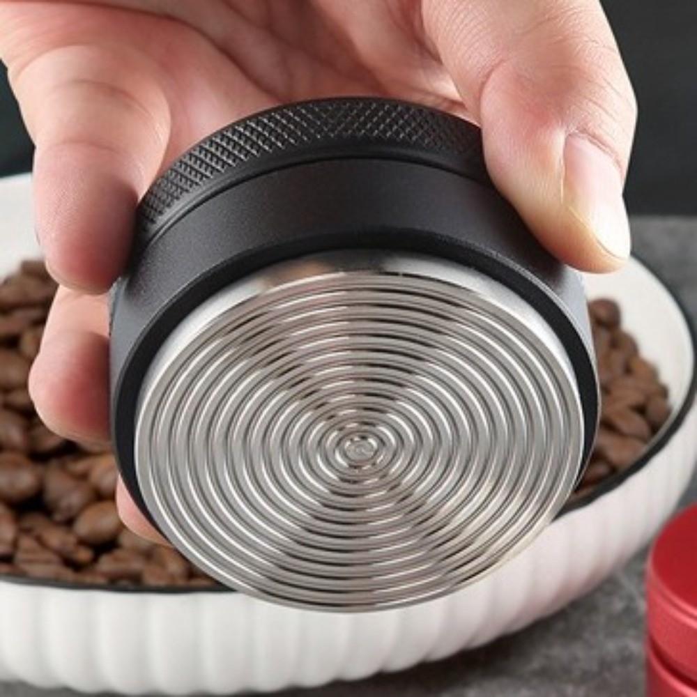 Slotted Espresso Tamper Threaded Bottom Adjustable Leveler Coffee Distributor  Espresso Tools