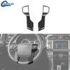 2Pcs Car Steering Wheel Decor Decor Cover Trim Shell For 4Runner 10+ Accessories
