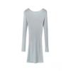2024 Winter Women's European-American Style Slim Metallic Dress