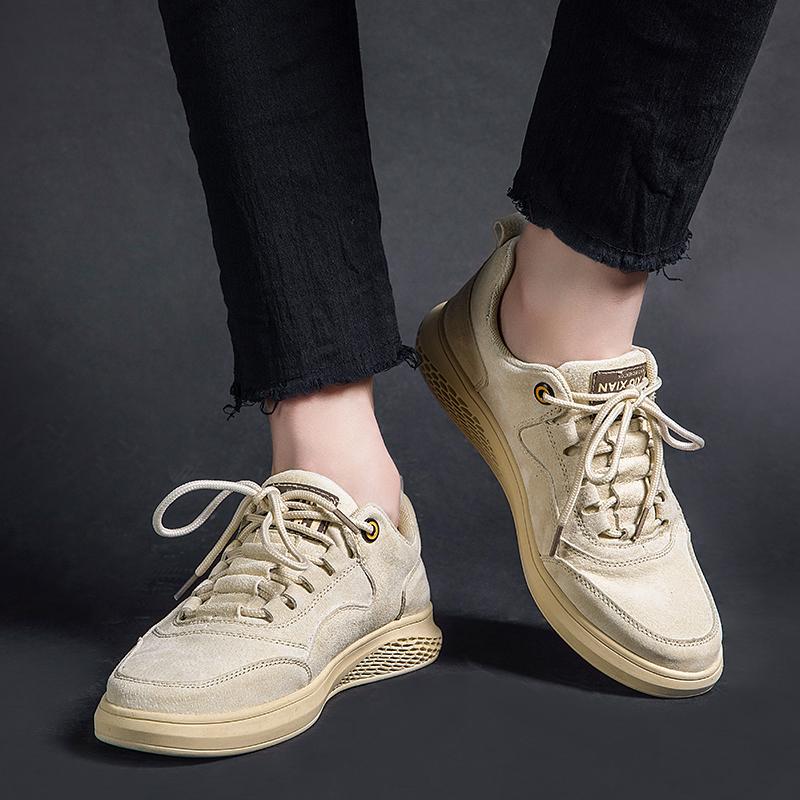 New trendy men's board shoes Comfortable and high-quality styles Leisure sports and outdoor walking fashion Young shoes