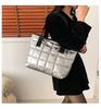 2025 Winter Versatile Influencer Shoulder Bag: Stylish Textured Makeup Tote