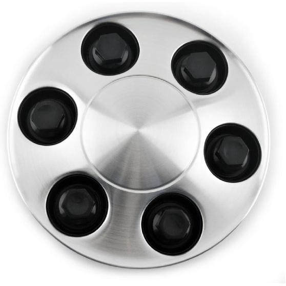 

1PC 7 7/8 inches Plastic Brushed Aluminum for Chevy Silverado Express Tahoe Avalanche Suburban 1500 2007-2013 Car Hub Wheel Center Cap Caps 6 Bolts