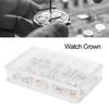24 PIÈCES Couleur Argent/Or Tête de Montre Matériau Cuivre Pièces de Montre-Bracelet Couronne de Montre Entretien de Montre