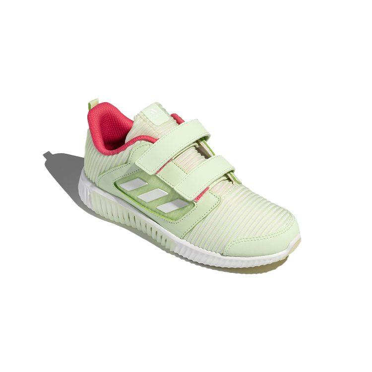 Adidas Climacool 2.0 Vent Cf C Breeze Hook and loop Slip Resistant Low top Kids' Running Shoes Green White BD7172