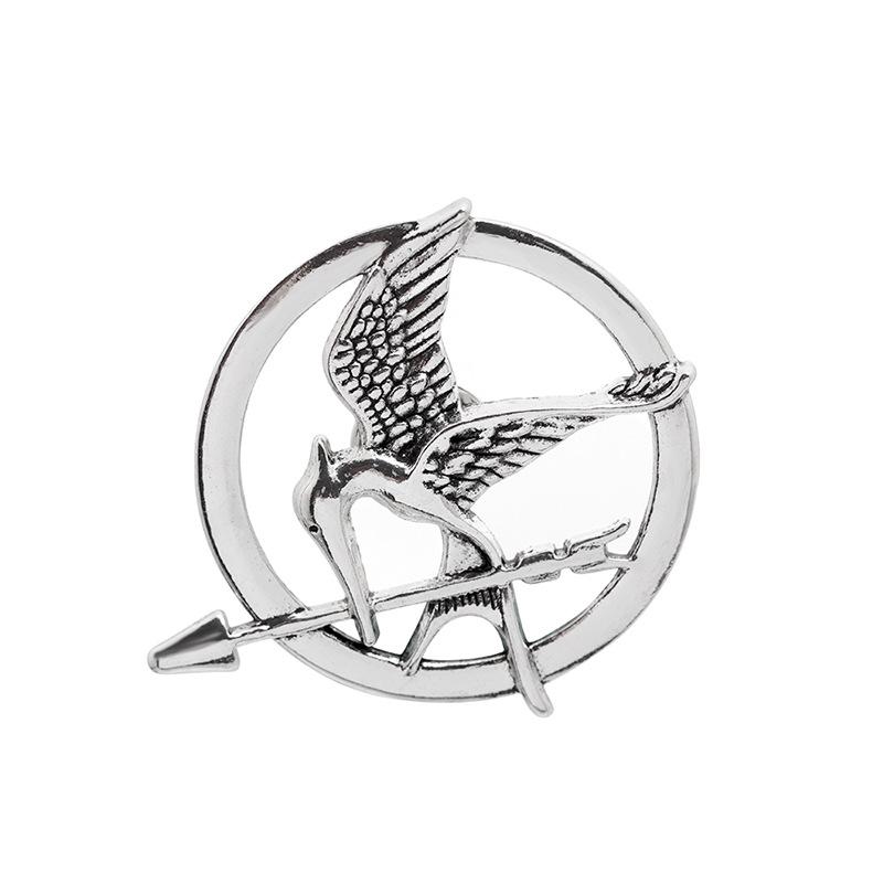 Fashion Trendy Jewelry The Hunger Games Popular Vintage Style Birds Brooches Movies Jewelry Cosplay Gifts