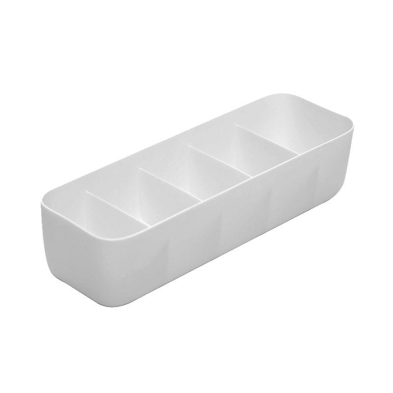 Boîte de Rangement en Plastique à Compartiments pour Sous-Vêtements pour Dortoirs et Maisons
