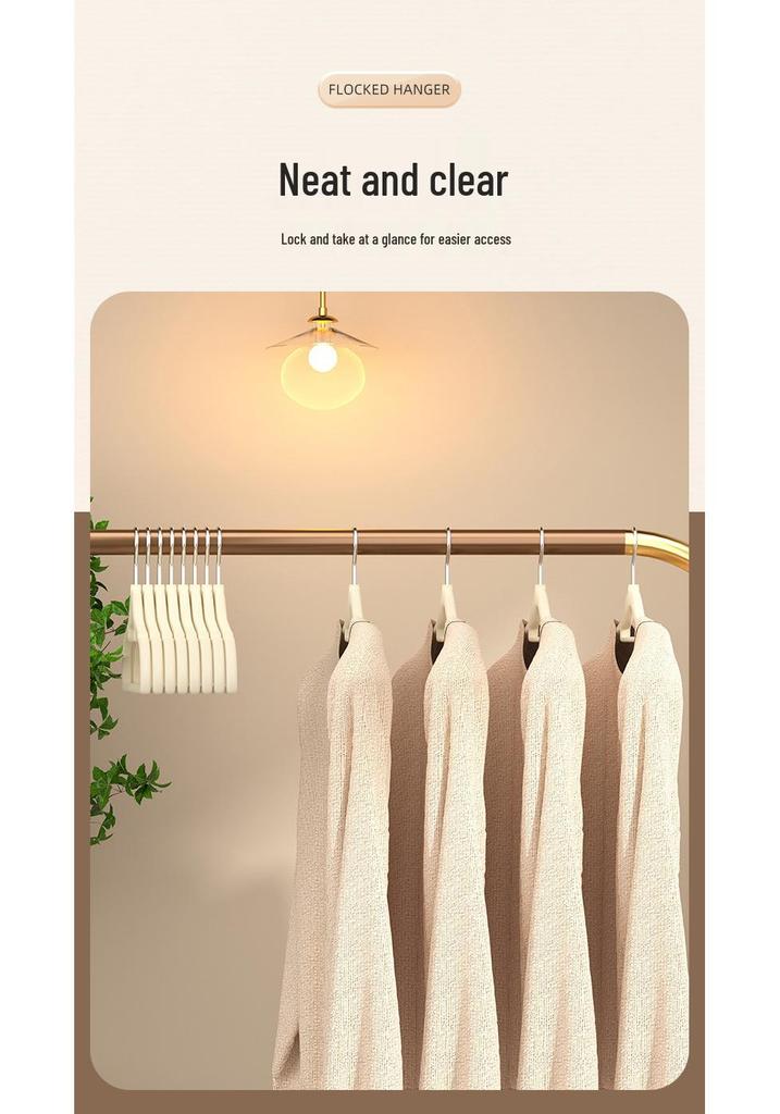 Seamless Anti-slip Multifunctional Clothes Drying and Storage Rack