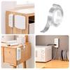 3Pcs Highly Temperature Resistant Adhesive Strips Double Sided Clear Mounting Tape For Household Items Secure Fixation