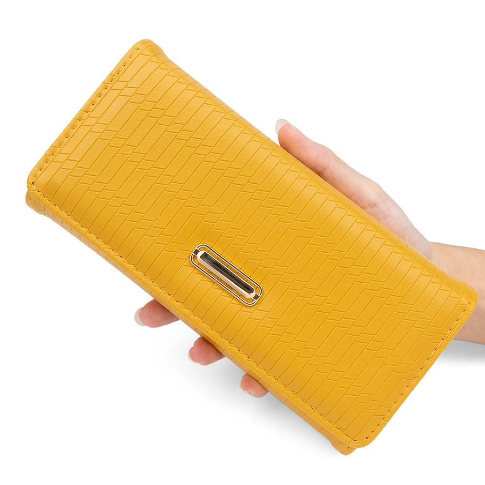 Pu Long Wallet For Women With Multiple Card Slots And Coin Pocket For Daily Use