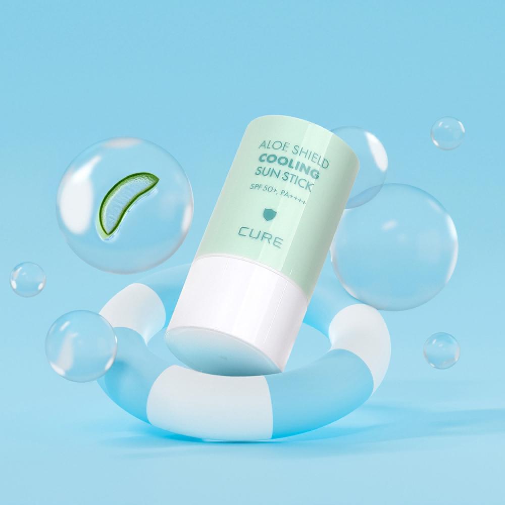 KimjeongmoonAloe Cure Aloe Shield Cooling Mint Sun Stick 23g Soothing Tea 1