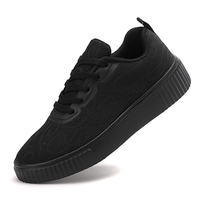 thick-soled women s jacquard hollow board shoes summer shoes women like to match sports and leisure large size 36