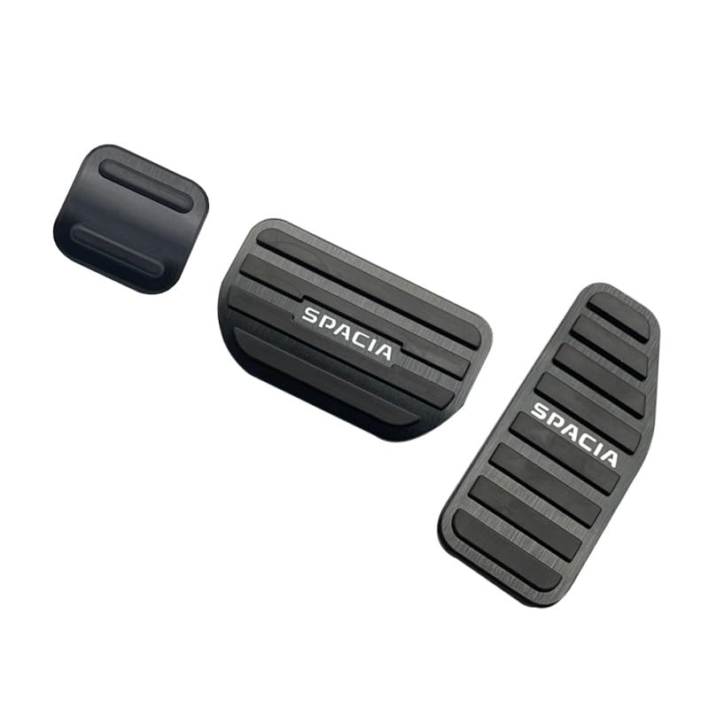 

OKAYOHINN Aluminum Alloy and Rubber Pedal Covers for Suzuki New Spacia and Spacia Custom and Brake and Accelerator Covers for Safe Includes чёрный