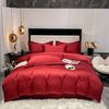 100% Egyptian Cotton Duvet Cover Luxury Solid Color Comforte Quilt Cover for Single Double Queen King Bed Soft Skin-friendly 1pc