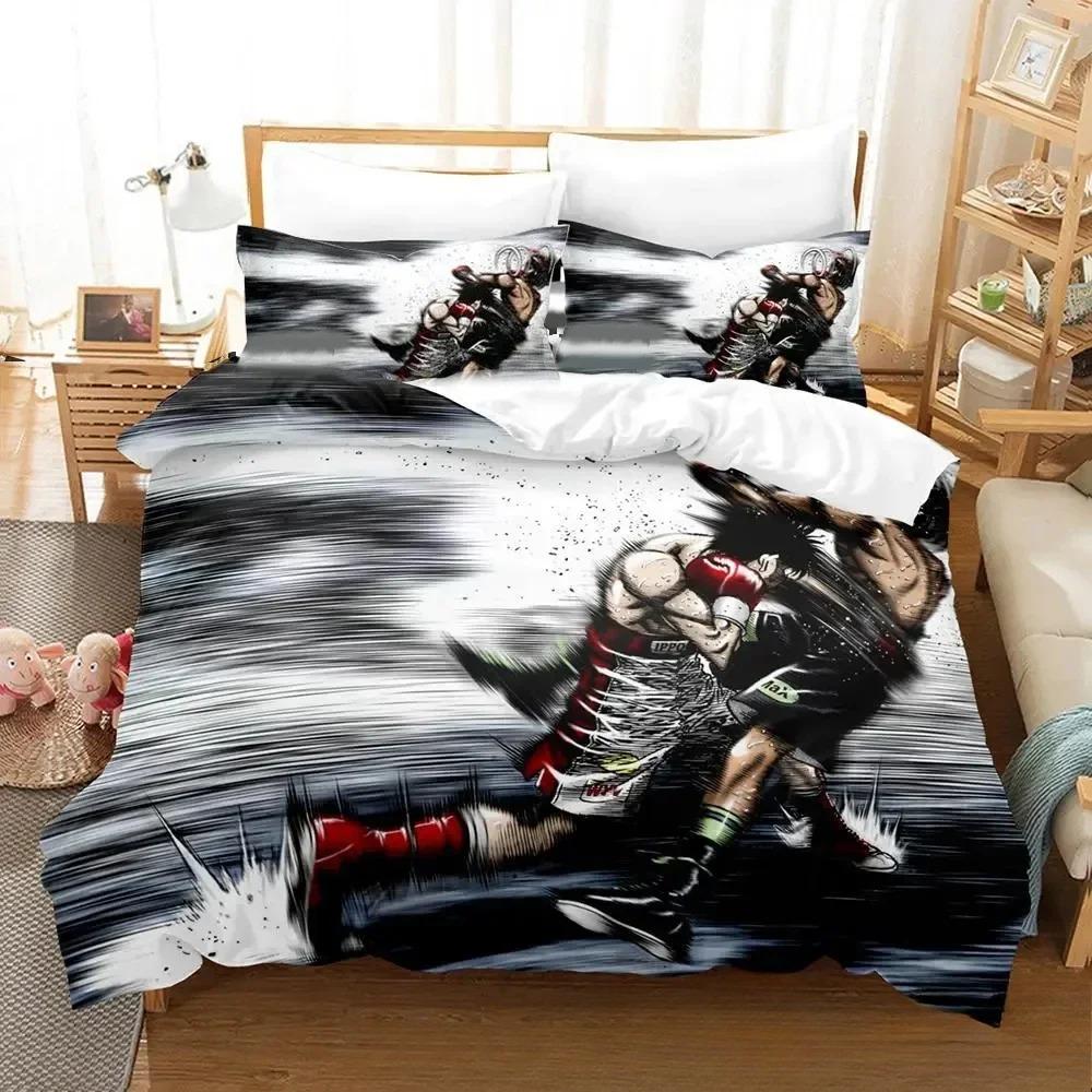 

Боевой дух Хадзимэ Но Иппо Аниме Постельный комплект Мальчики Девочки Полуторный Двуспальный Королевский Размер Пододеяльник Наволочка Кровать Мальчики Взрослый EU single(135x200cm)