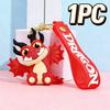 New How to Train Dragon Toothless Keychain Night Fury PVC Figurine Zinc Alloy Key Ring Backpack Charm Pendant Decor Accessory