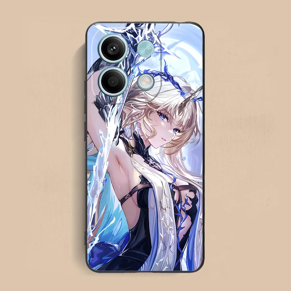 

Wuthering Waves Fleurdelys Phone Case for Xiaomi Redmi 15 14 13 12 A5 3 2 1 C Plus 4G 5G Soft TPU Shockproof Cover Redmi A1+