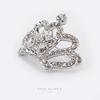 Brooch Women's Accessories High-end Crown Small Neckpin Dress Brooch Sweater Suit Pin Crystal Pearl Neckpin