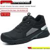 2026 Men's Lightweight Breathable No-Tie Safety Work Shoes: Anti-Smash & Anti-Puncture