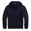 Polo FW23 Logo Embroidered Fleece Hoodie Men Hoodies Navy-Blue MNPOKNI16820951-410