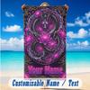 Dragon Phoenix Theme Beach Towel Personalized Custom Name & Text Soft Quick Dry Beach Towel for Swimming Travel