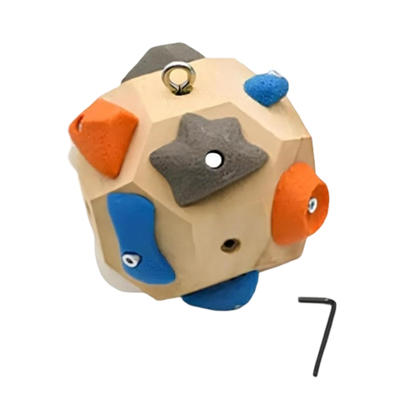 TVETE Block Bouldering Training Rock Block Climbing Ball D Rock Climbing Training Ball Strength and Precision Finger Training Tool Hand Strengthening