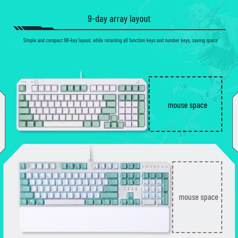 ROG TX98 RGB Wired Gaming Keyboard