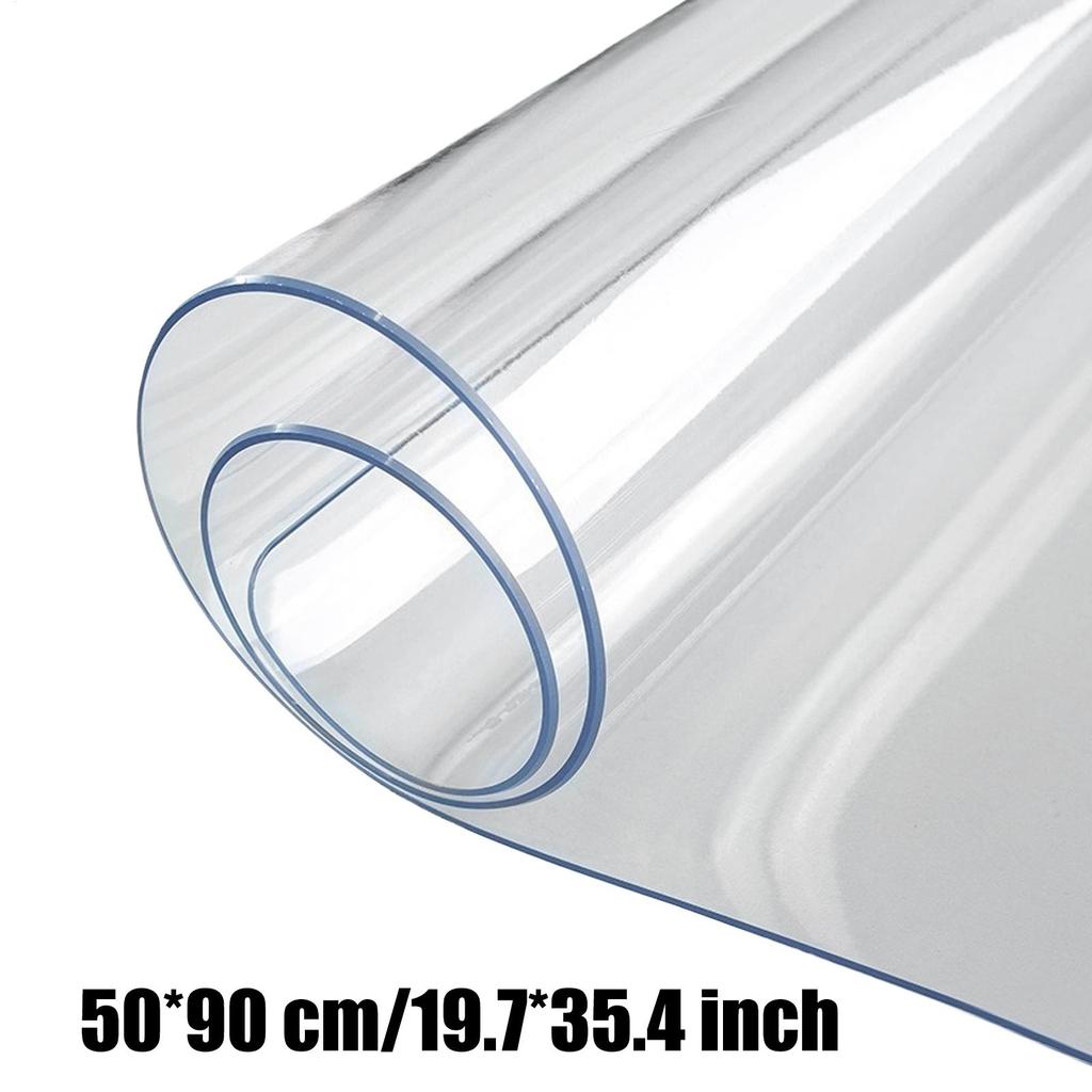 Transparent Table Protector PVC Protective Pad 0.7mm Thick Frosted Dining Table Cover For Kitchen Home Workplace Dressing Table