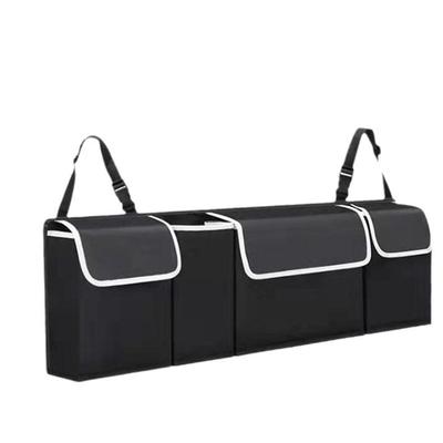 Temu Multifunctional Car Seat Back Organizer - Oxford Cloth Hanging Storage Bag