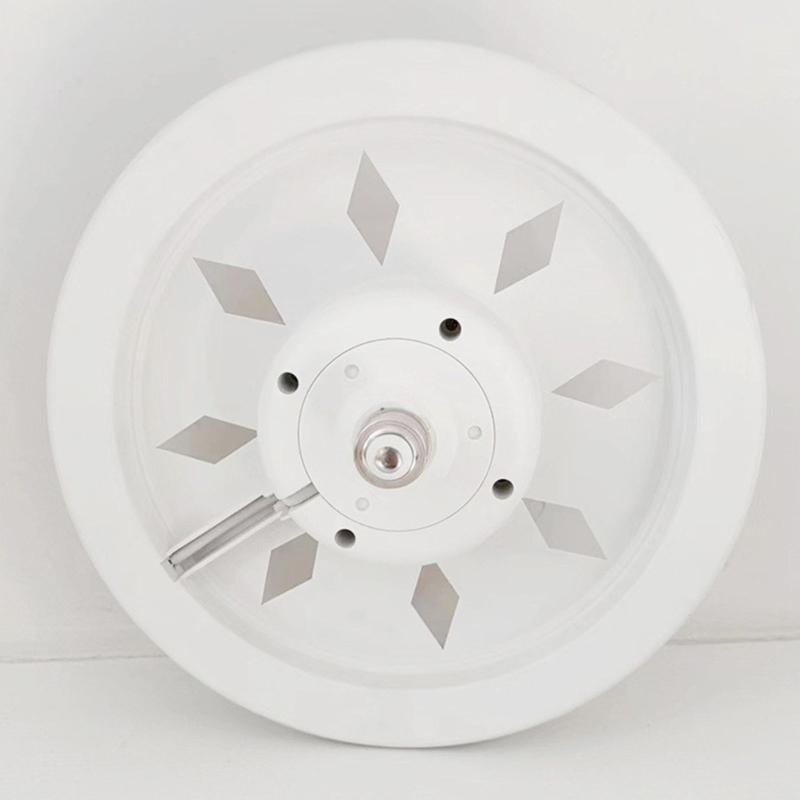 360 Grad Oszillierende Deckenventilatorleuchte mit Fernbedienung & E27 Lampenfassung 3000-6000k für Arbeitszimmer Schlafzimmer Badezimmer