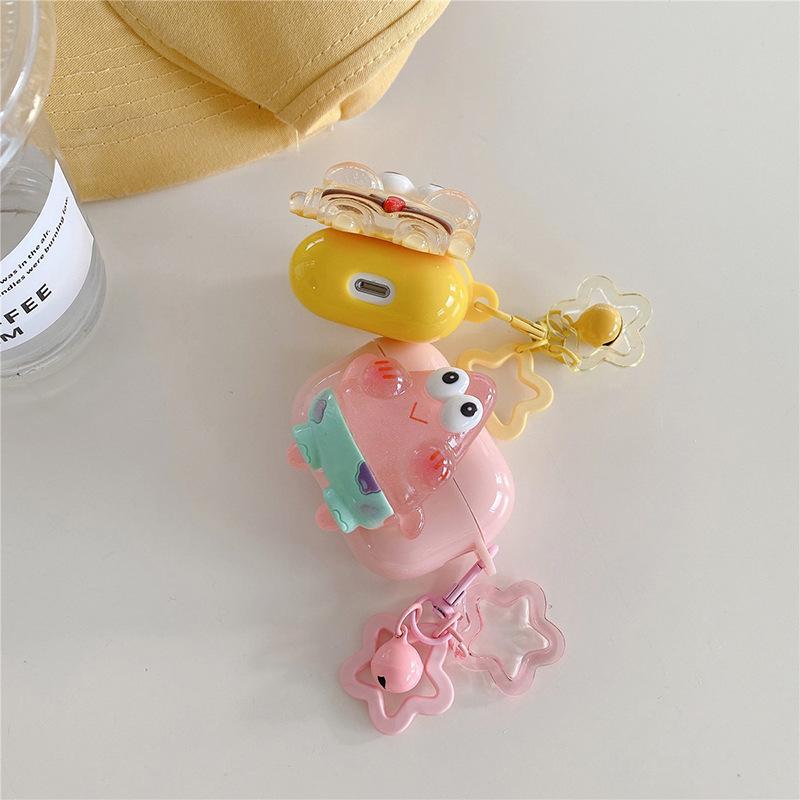 Cartoon Cute Wind Airpods 1 /2 Generation Bluetooth Headset Case Case Airpods Pro Star Haibao