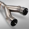 Stainless Steel Mid-Pipe for YZF-R1/R1M/MT-10 Exhaust, Easy Installation