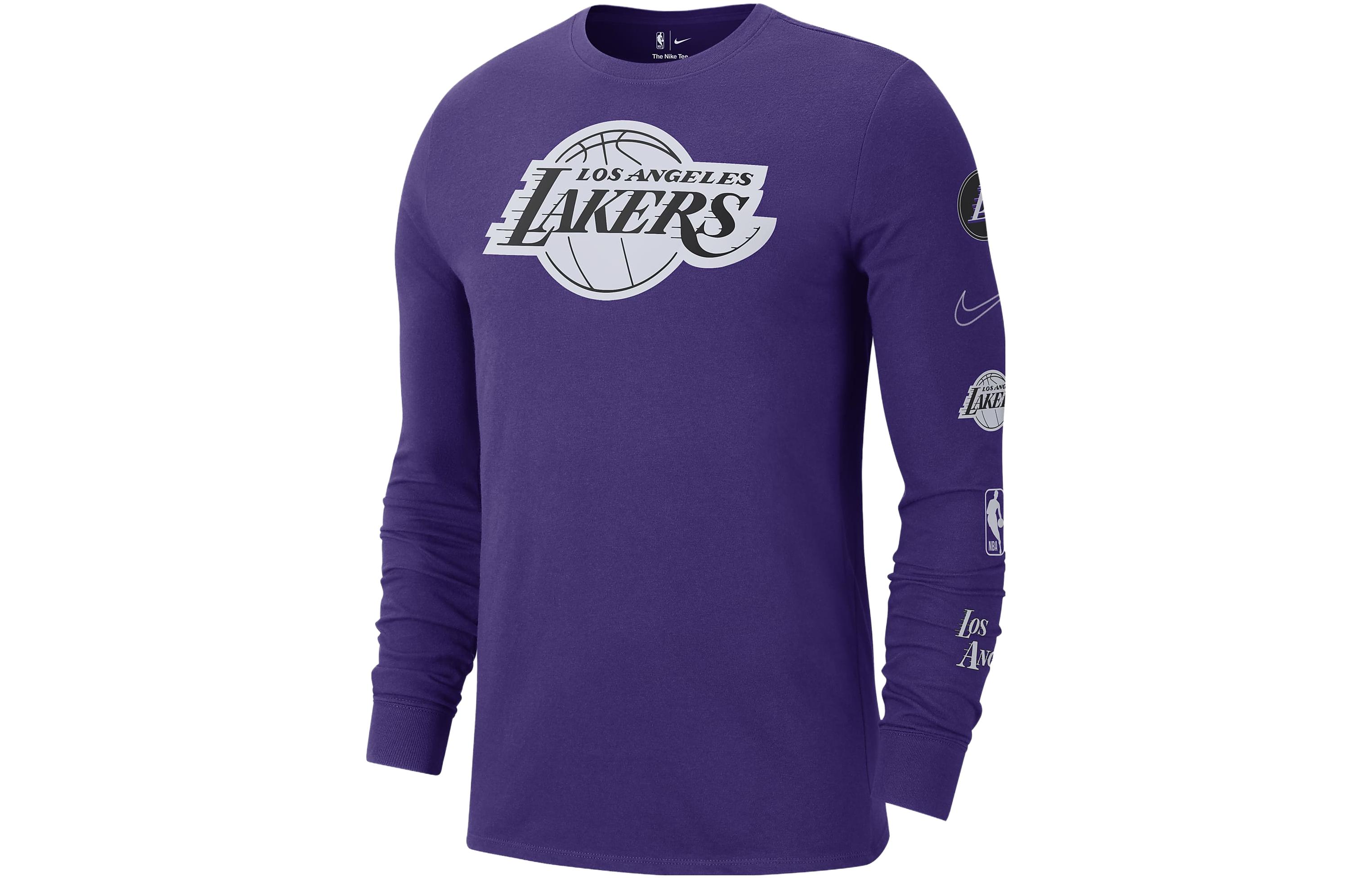 Nike Nba Los Angeles Lakers L/S T shirt DV6040-504 L