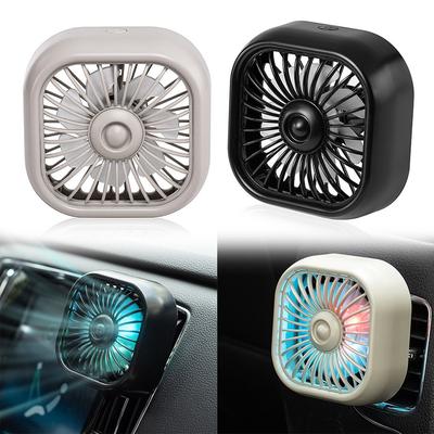 Ambient Light Control Car Air Outlet Fan USB Car Fan