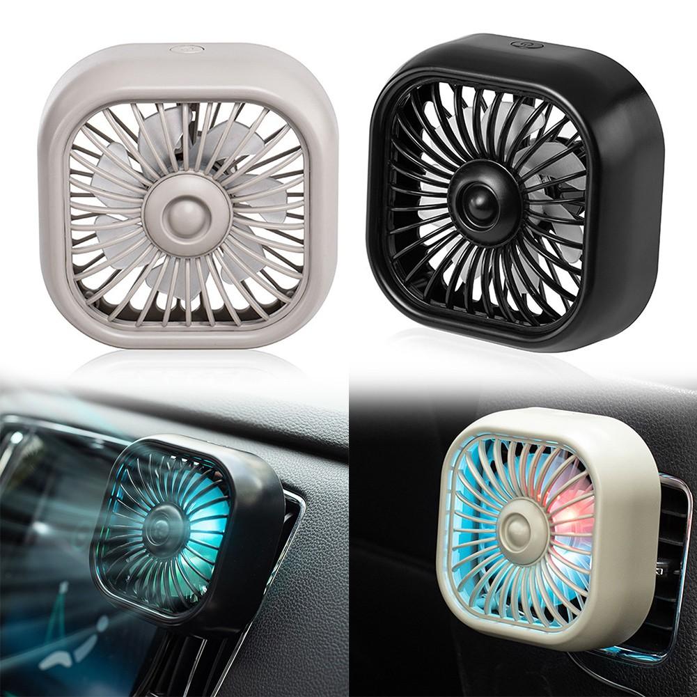 Ambient Light Control Car Air Outlet Fan USB Car Fan