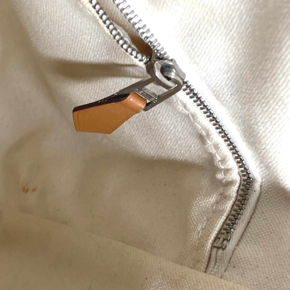 HERMES Saksaw PM Saksaw PM Bag Tote Bag Hand Bag Canvas Beige
