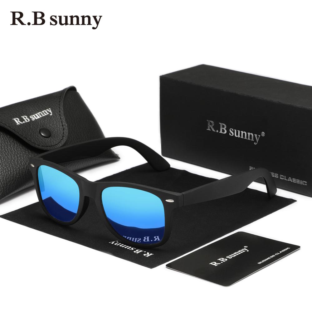 RBsunny Driving Sunglasses Men‘s Outdoor Polarized UV400 Glasses TR90 Fashion Women HD Mirror Lens Round Night Vision Eyewear