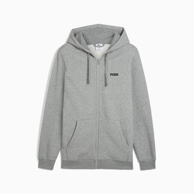 Men's Hoodie Puma ESS SMALL LOGO FZ FL Gray 68677503 R S