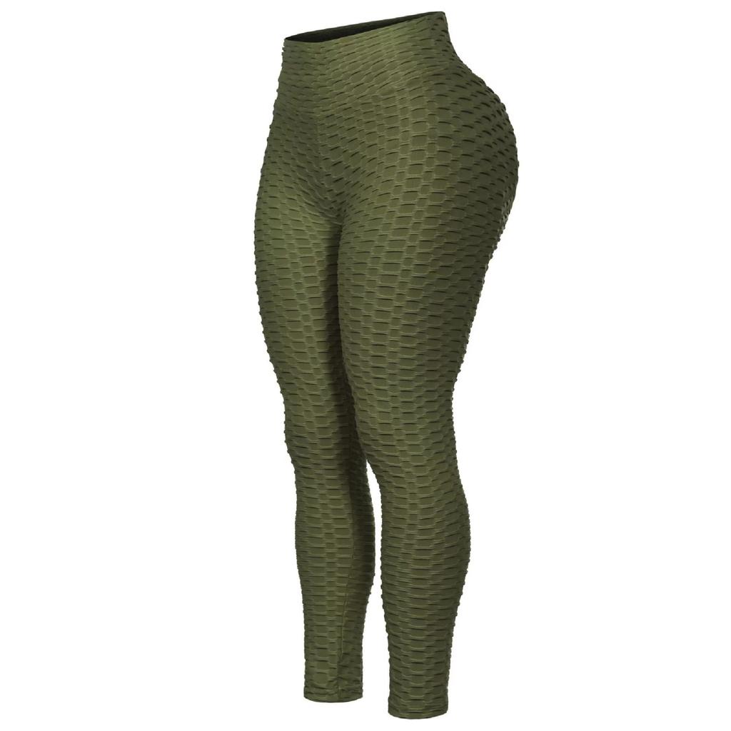 Women's Butt Lift Leggings High Waisted Tummy Control Workout Yoga Pants with Pockets Textured Scrunch Booty Lifting Tights