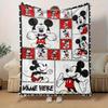 1pc, Cozy Mickey Mouse Home Decor Blanket: A Versatile Flannel Throw for Bedroom, Living Room, Travel, Camping, Car