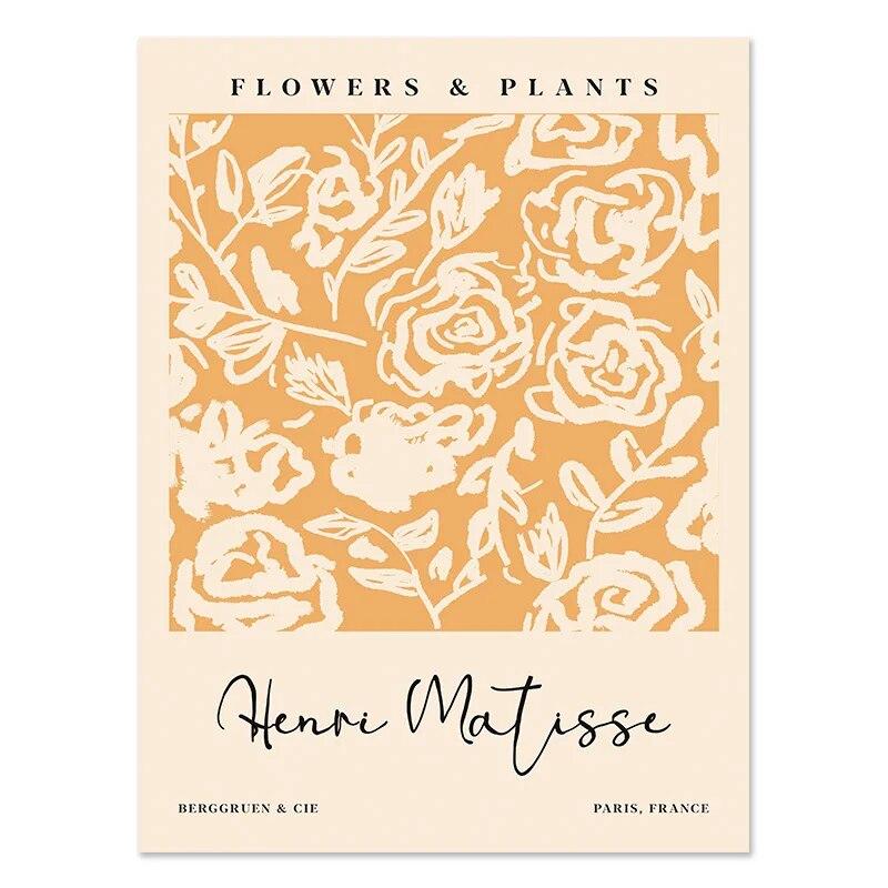 Blue Flower Market Henri Matisse Posters Prints Abstract Wall Art Gallery Canvas Painting Nordic Picture For Living Room Decor