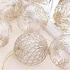 Shimmering Christmas Hanging Ornament Colorful Christmas Sphere Bauble for Indoor  Party Decoration