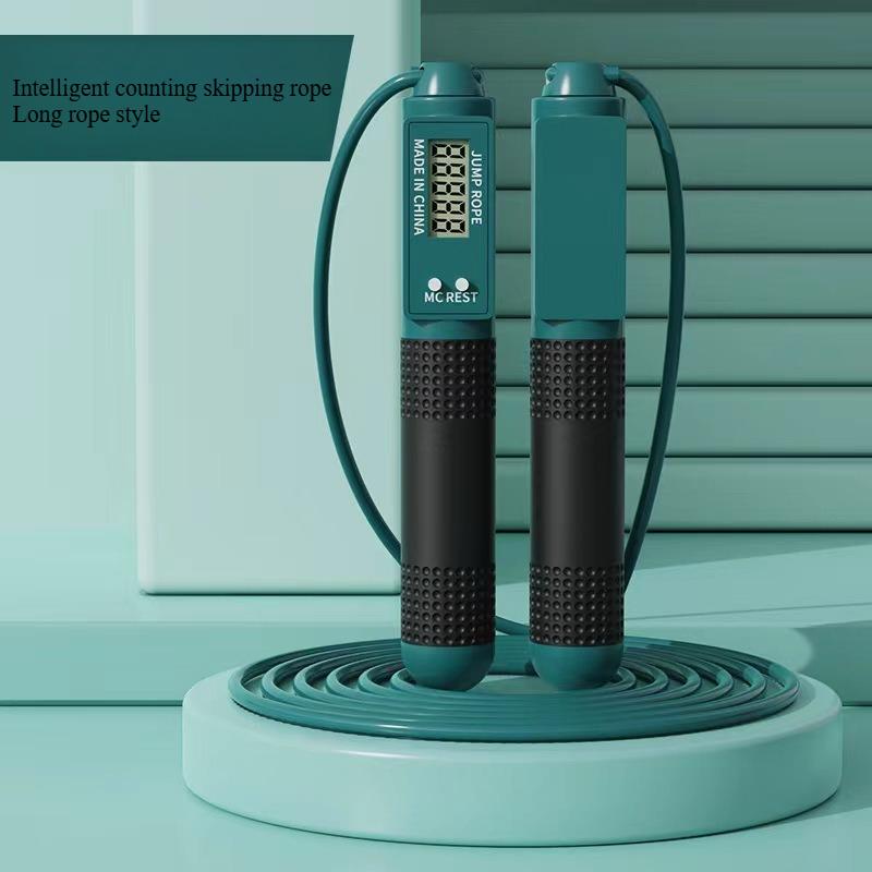 Fitness shaping weight loss exercise adult fat burning weight bearing counting skipping rope