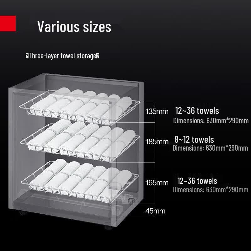 DEMASHI Commercial UV Towel Sterilizer Cabinet