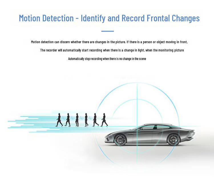 A20 Triple-Lens HD Night Vision 2-Inch Driving Recorder - 1080p In & Out Car DVR