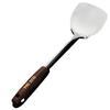 Stainless Steel and Wood Spatula & Ladle Set: Large Slotted Spoon, Stir-fry Spatula, Long Handle Kitchen Utensils