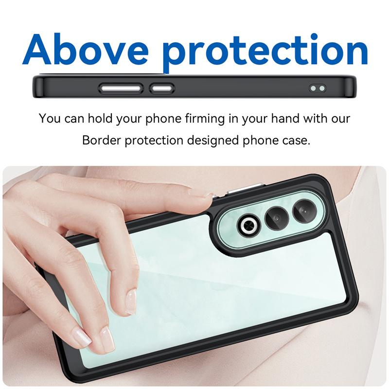 Przezroczyste kolorowe etui z TPU do OnePlus Nord CE 4 3 Lite N300 N30 N20 SE Etui ochronne Przezroczyste etui odporne na wstrząsy o pełnej ochronie