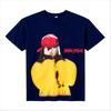 2026 Billie Eilish Hit Me Hard and Soft Camiseta Gráfica Moda Casual Verão Solta Oversized Retrô Algodão Top Unissex para Homens Mulheres